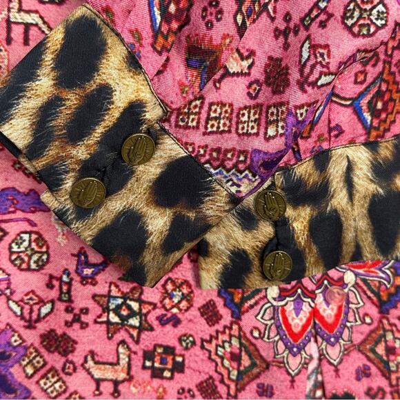 Camilla Slim Fit Long Sleeve ShirtLotus Lovers Size L #0005 - Picture 7 of 11